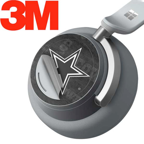 NFL Dallas Cowboys Black & White Surface Headphones Skin